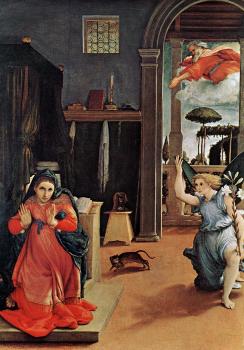 Lorenzo Lotto : Annunciation